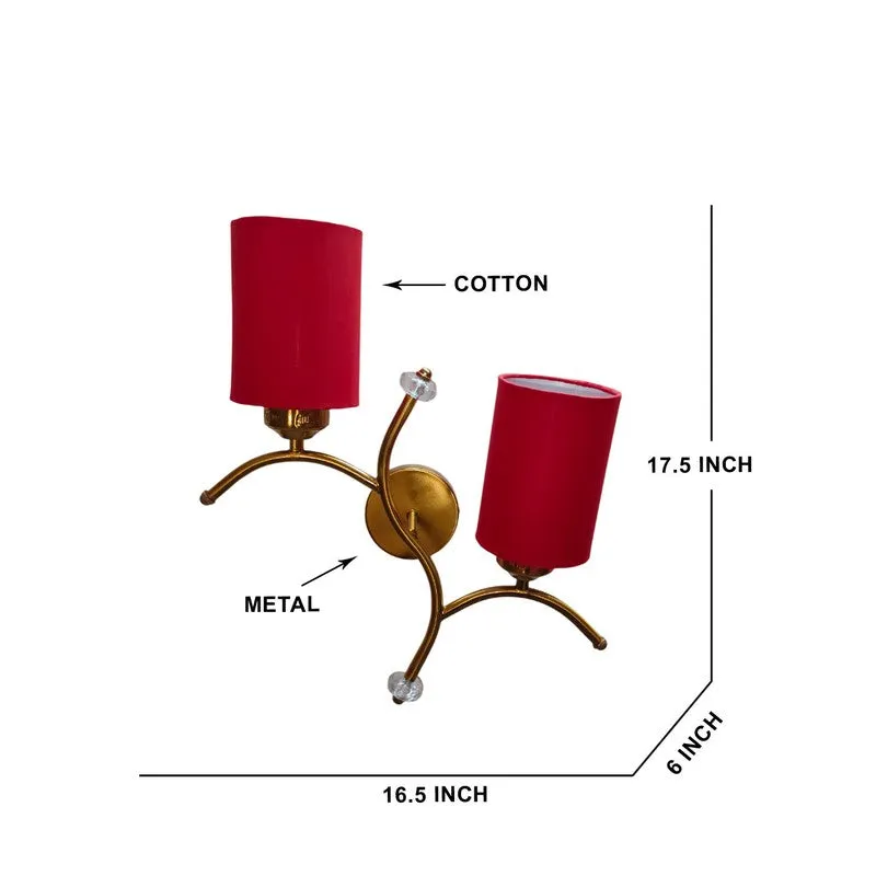 LumiBranch Dual Cotton Wall Lamp - Red media 8