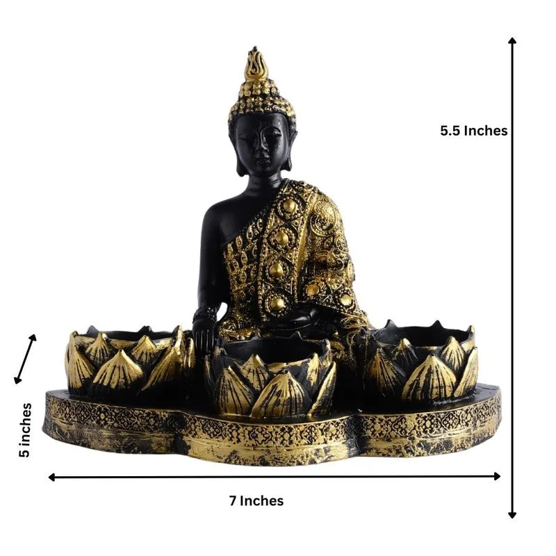 Serenity Buddha Tealight Candle Holder media 7