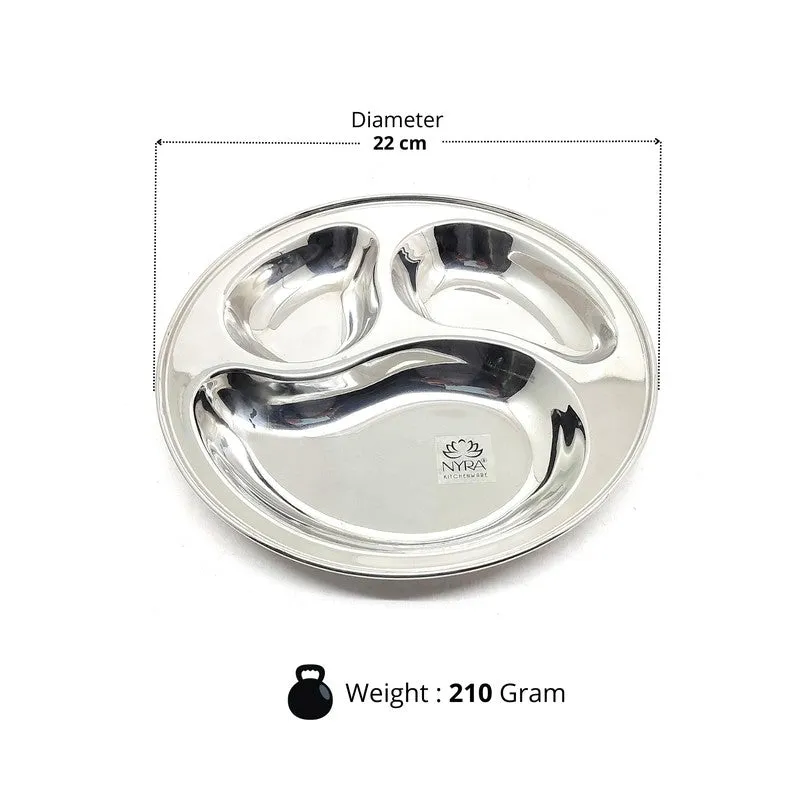 Servia Stainless Steel Dinner Plate - Set of Two media 8