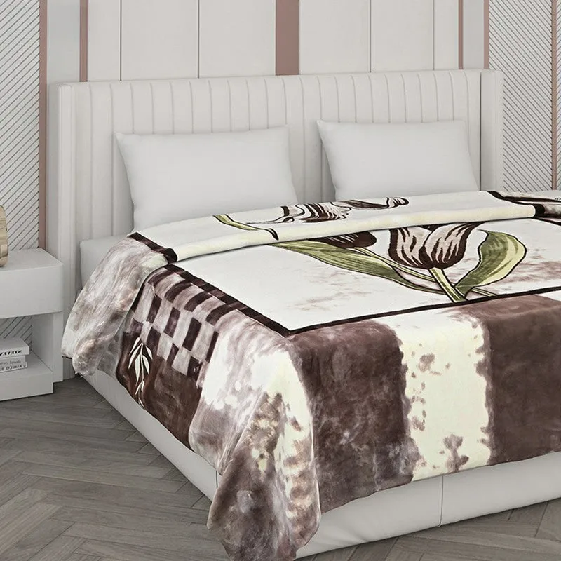 Monte Carlo Earthy Elegance I Blanket - 1000 GSM media 5