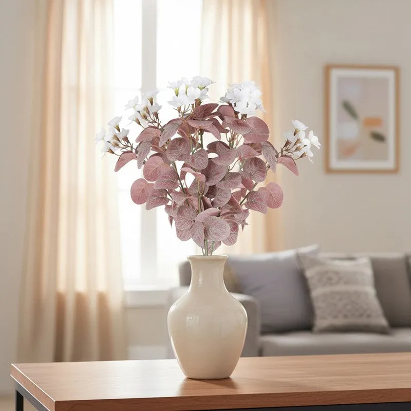 Lineflora Hydrangea Artificial Flower(Green) - Set Of Two media 1