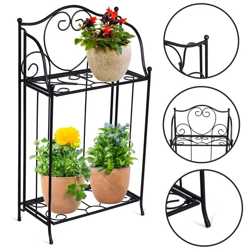 Victoria Metal Planter Stand media 6