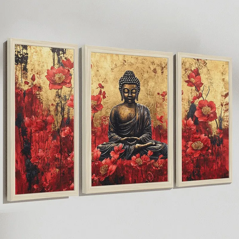 Sacred Silence Wall Art - Set of Three media 6