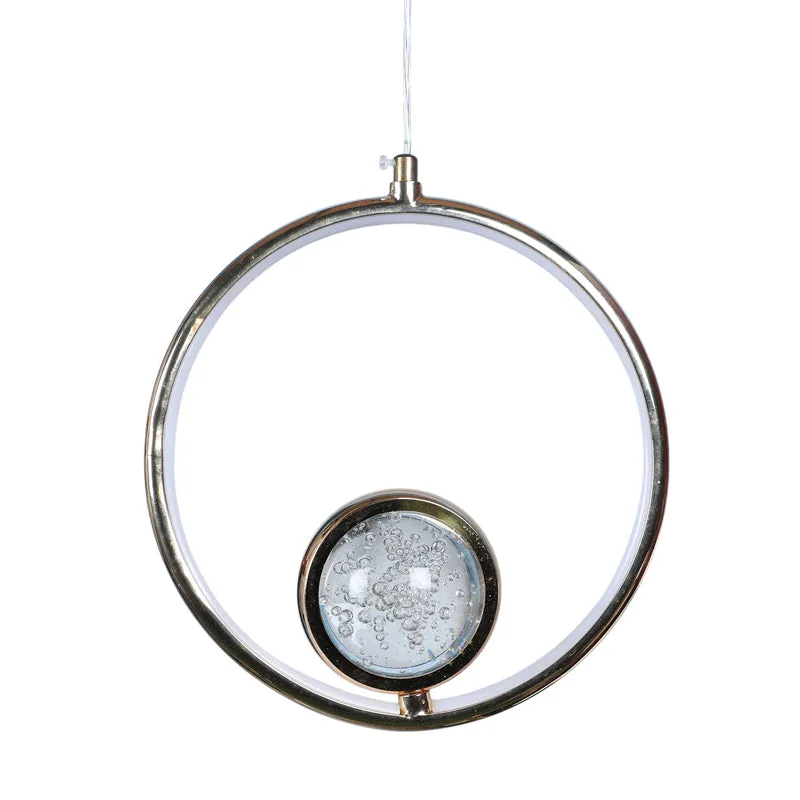 Hailera Iron Ceiling Lamp (Gold) - Round media 5