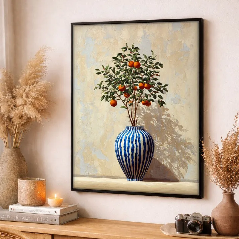 Rustic Zest Canvas Wall Painting - Black Frame media 3