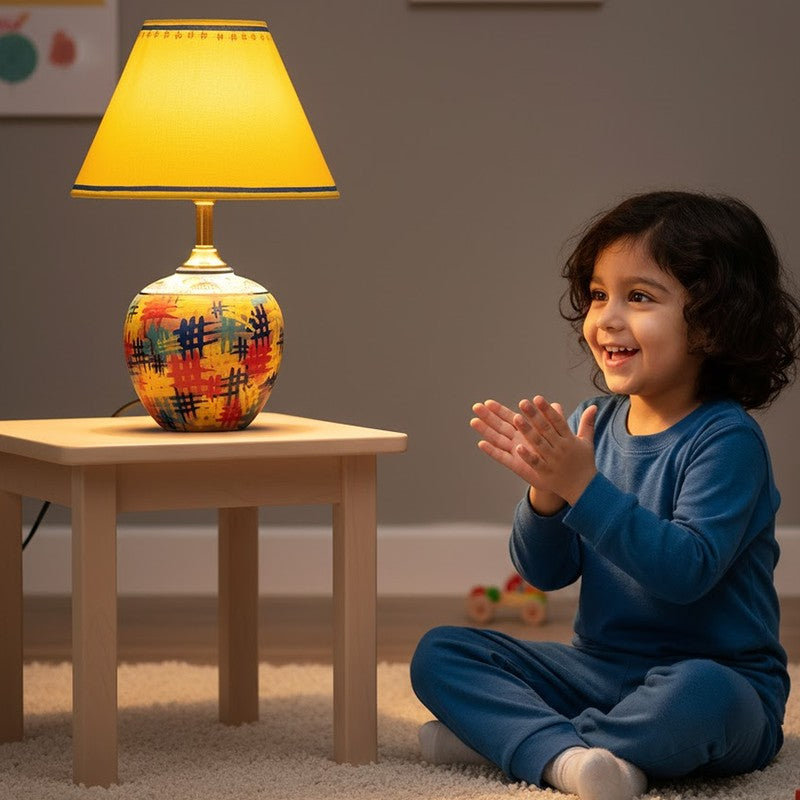 Shahana Terracotta Table Lamp - Multicolor media 9