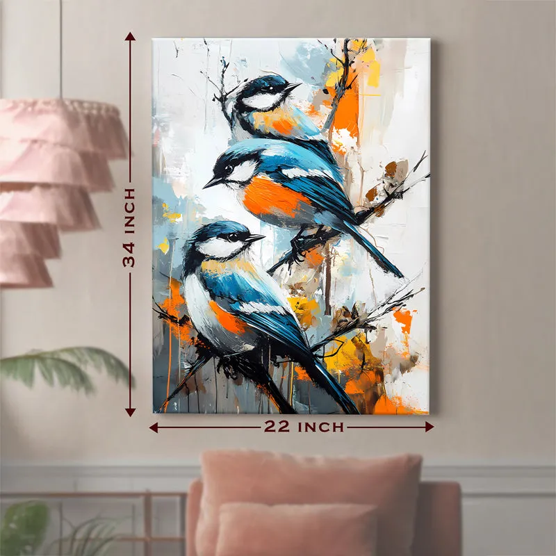 Vibrance Of Birds II Wall Art media 7
