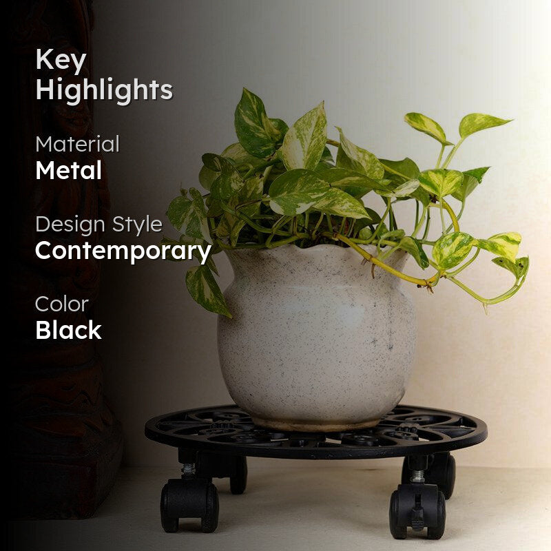 Mandala Glow Planter Stand media 2