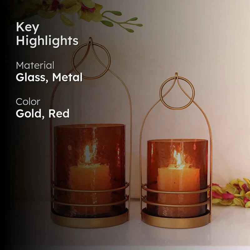 Misha Ethnic Candle Holder - Set Of Two media 2
