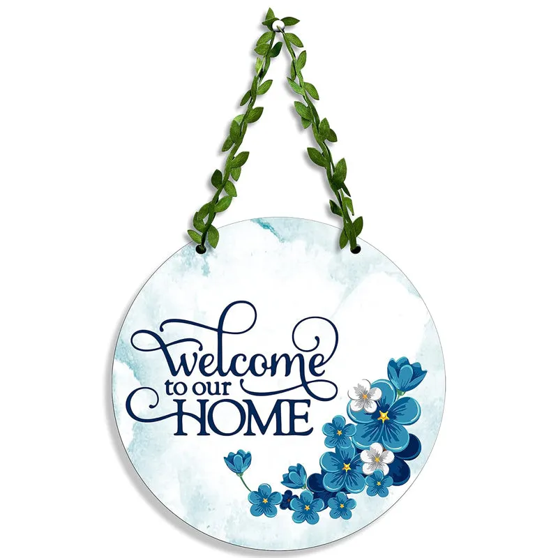 Welcome Home I Polyester & MDF Wall Hanging media 3