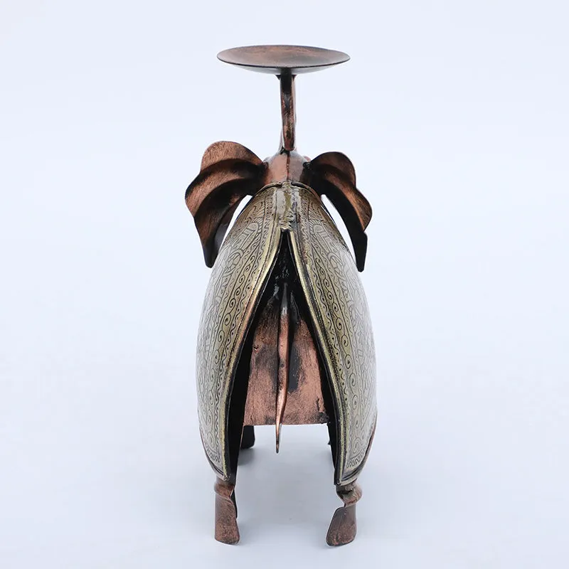 Elephant Salute Tea Light Holder media 6