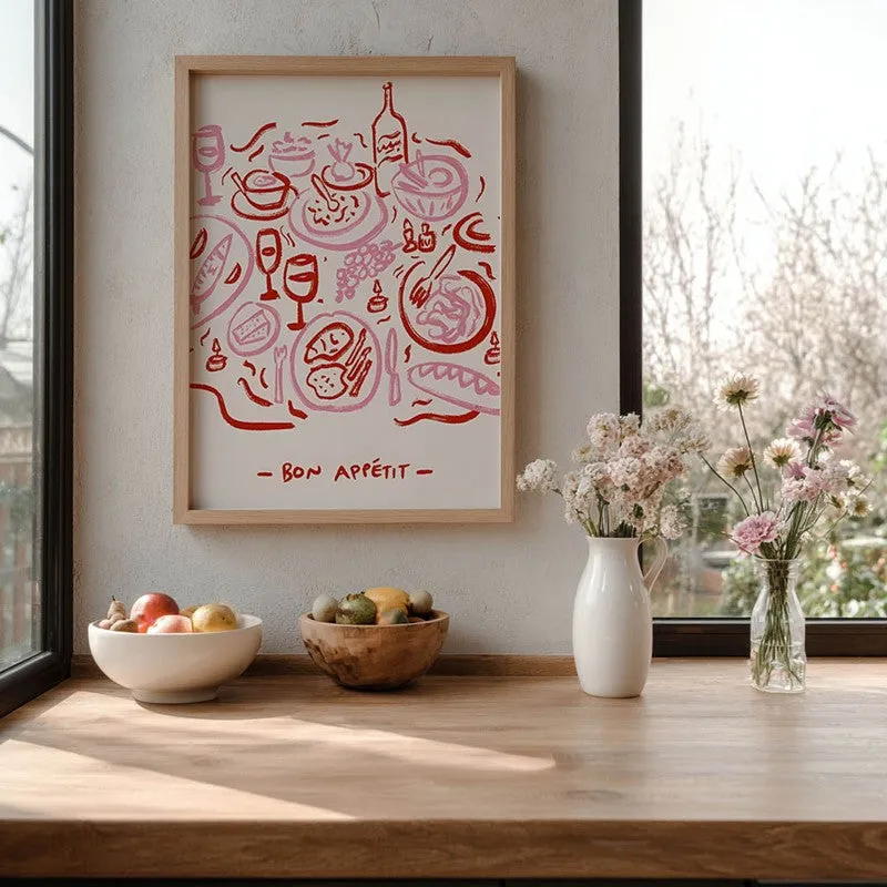 Modern Mingle Archival Canvas Wall Art - Brown media 6