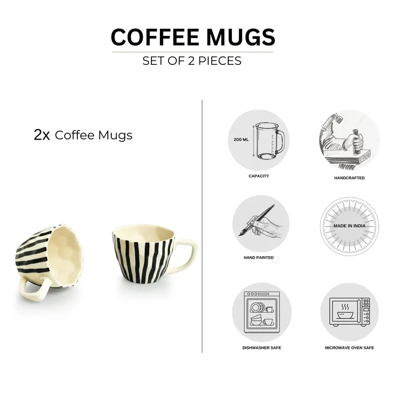 Cebra Ceramic Tea Cup (200 mL Each) - Set of Two media 6