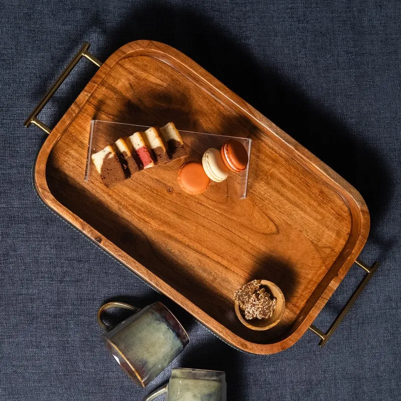 Aurelia Grain Wooden Serving Tray media 4