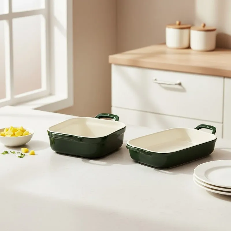Cumin Co Ceramic Baking Trays - Green media 1