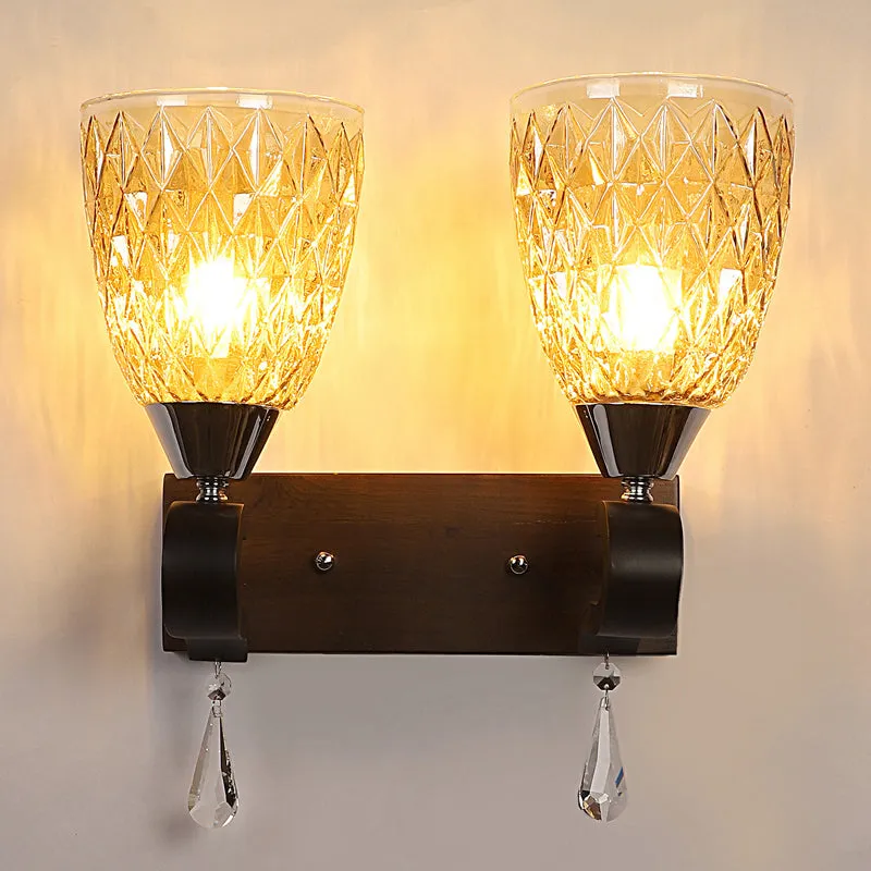 Maura Duo Wooden Wall Lamp media 5