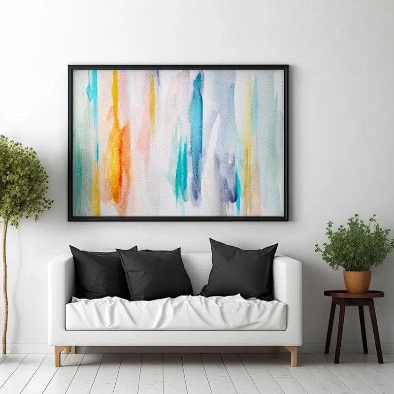 Here And Now Canvas Wall Painting - Black Frame media 3