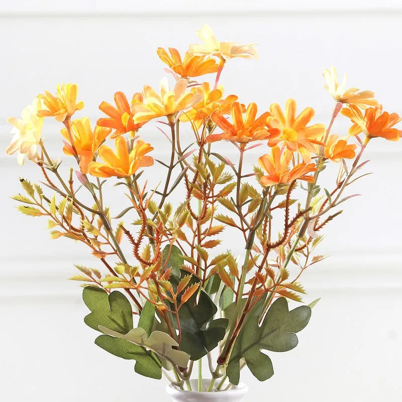 Autumn Daisy Artificial Flowers - Orange media 4