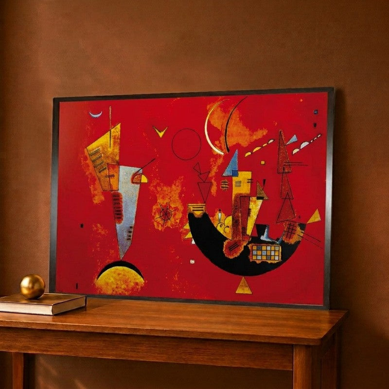 Avantique Mit und Gegen Canvas Wall Painting - 28 x 20 Inches