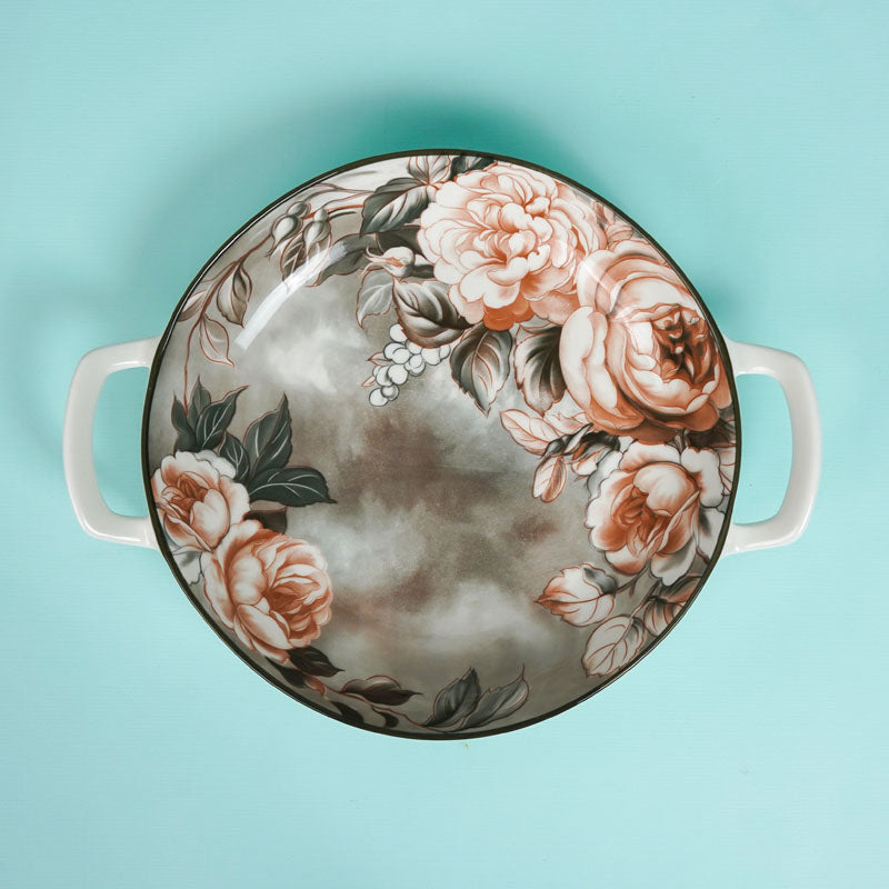 Maduva Porcelain Floral Serving Set - Six Piece Set media 4