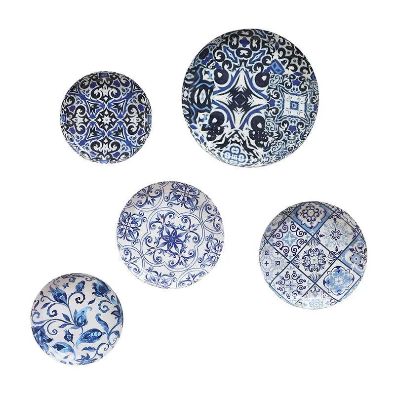 Whispers of Blue Iron Wall Plate - Set Of Five media 4