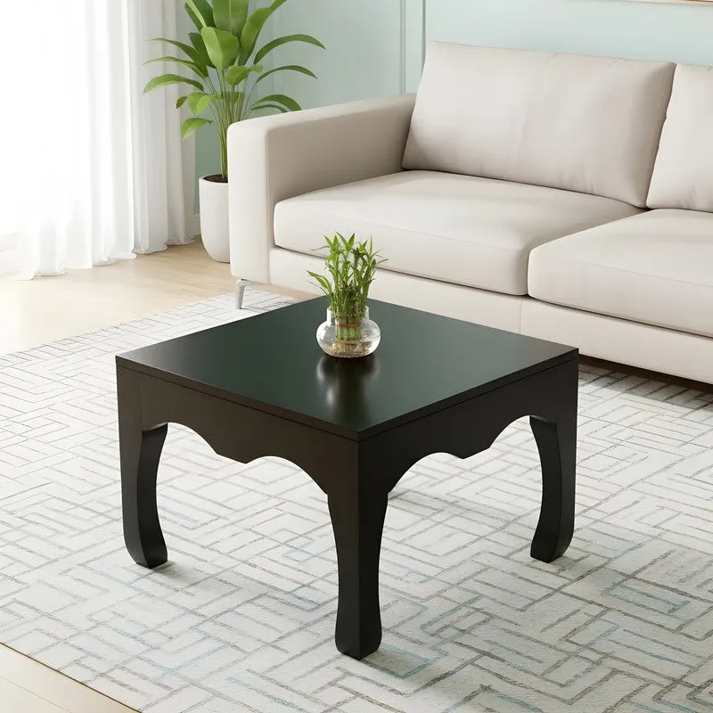 Rervon Sheesham Wooden Center Table - Black media 1