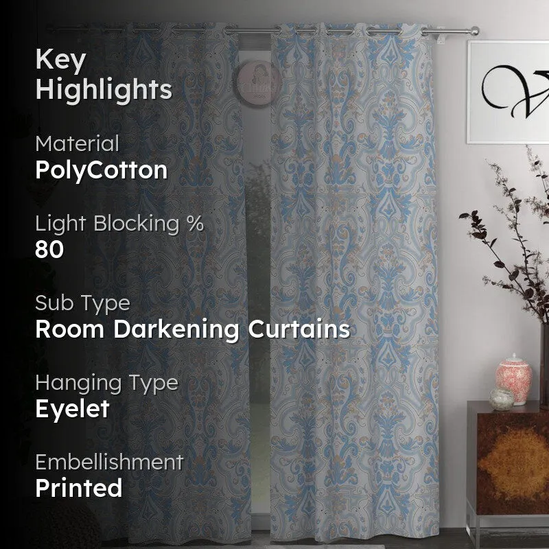 Petal Harmony Drape Curtains - Set of Two media 2