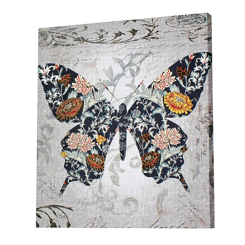 Floral Titli Canvas Wall Art media 3