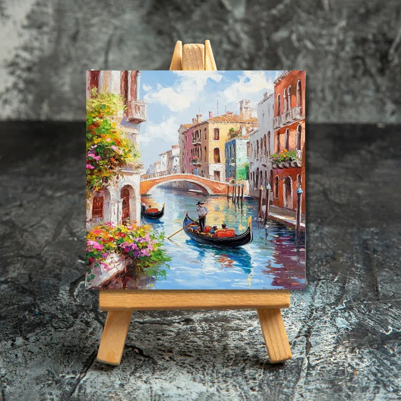 Canals Of Venice Canvas Showpiece media 3