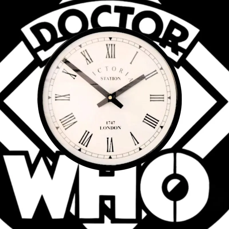 Chronora Steel Analog Wall Clock - Black media 5