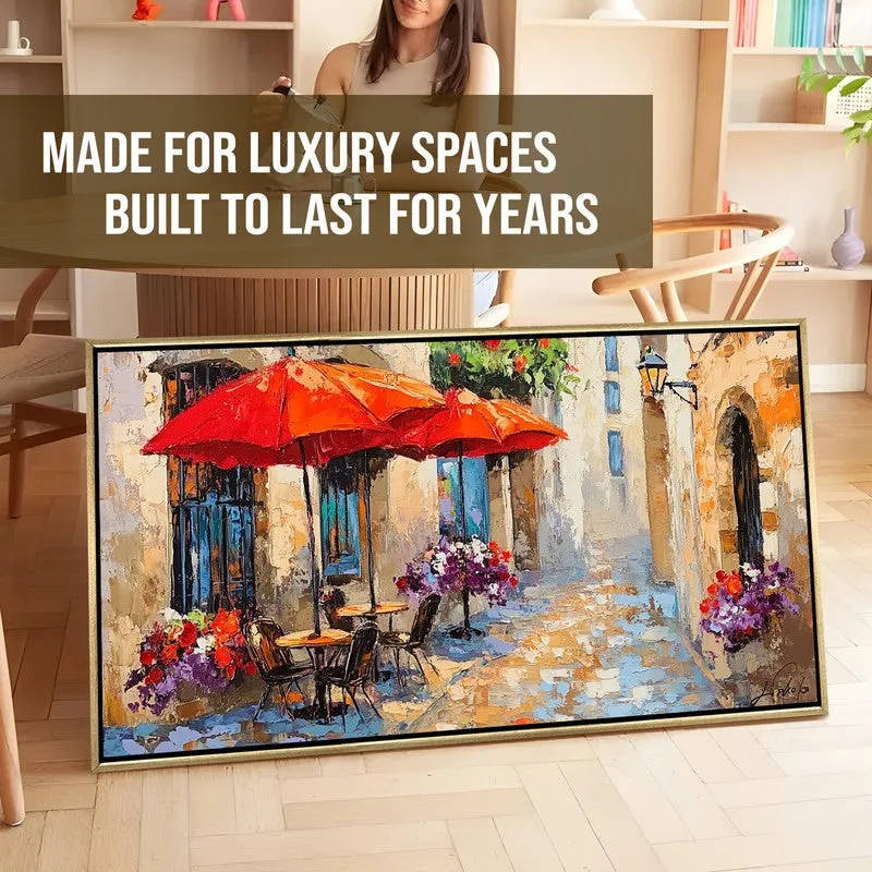 Sunlaced Canvas Wall Painting With Frame media 7