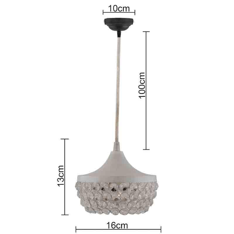 Tulip Metal Ceiling Lamp - White media 5