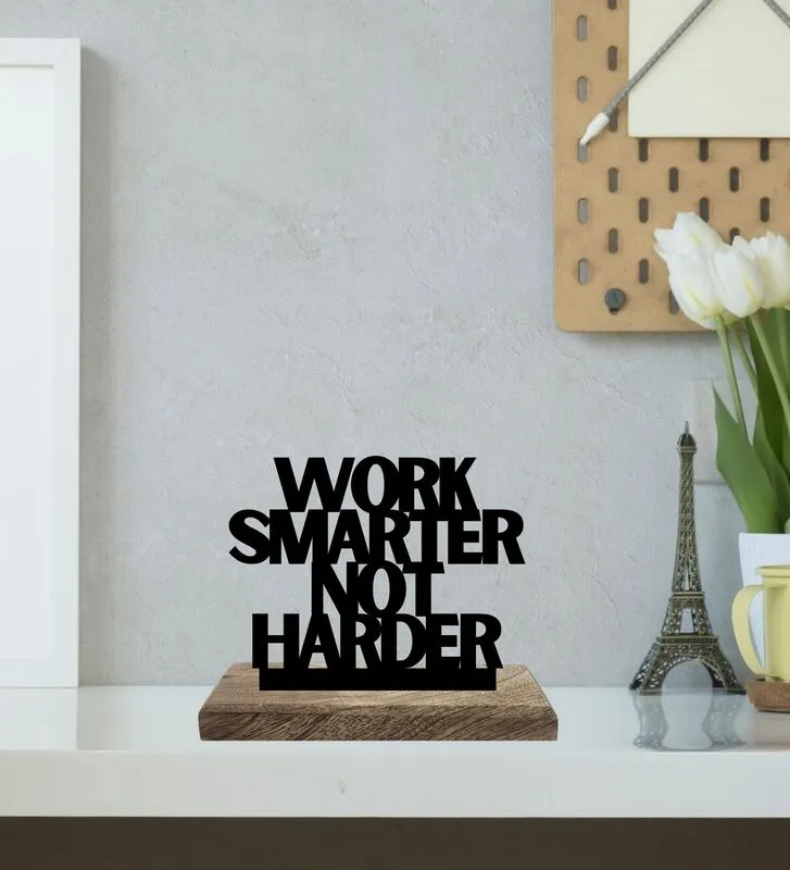 Hungry Minds Smart Tactics Typography Showpiece - Set Of Two media 3