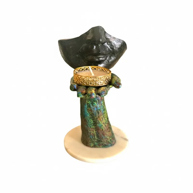 Aurevia Tea Light Candle Holder - Black media 3