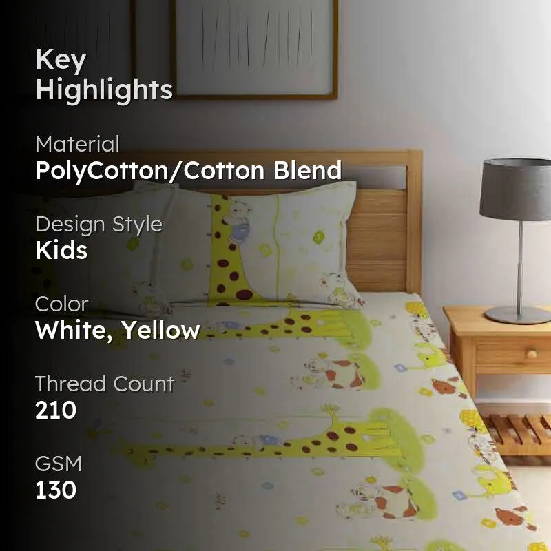 Best Friends Bedsheet - 130 GSM media 2