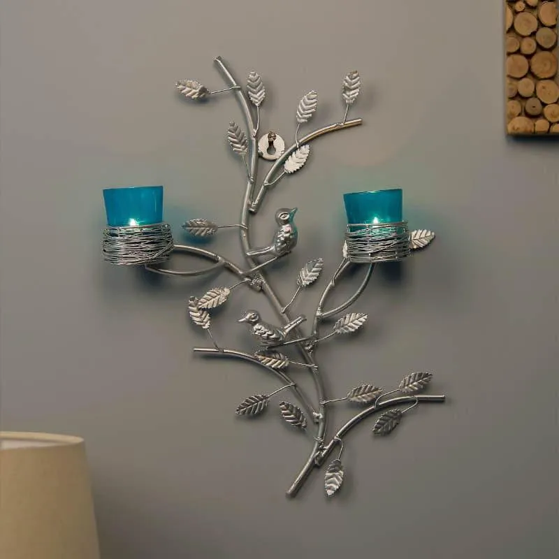 Argentum Stem Candle Holder Votive - Azure media 1