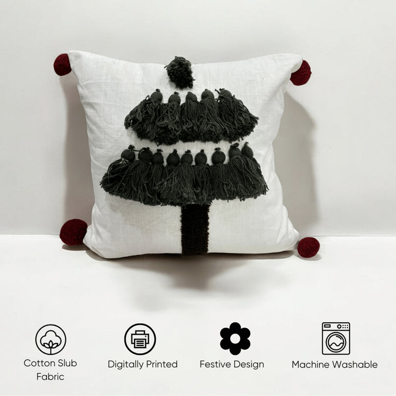 Sable Christmas Cotton Christmas Cushion Cover media 5