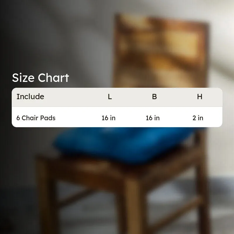 Sylvia Chair Pad (Classic Blue) - Set Of Six media 5