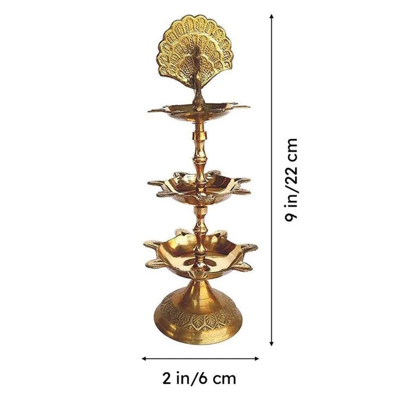Peacock Jina Oil Lamp media 7