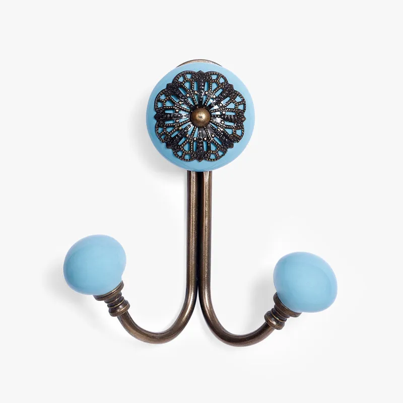 Jova Floral Filigree Wall Hook media 3