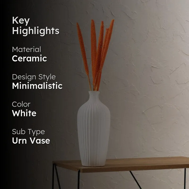 Jude Jazz Vase - White media 2