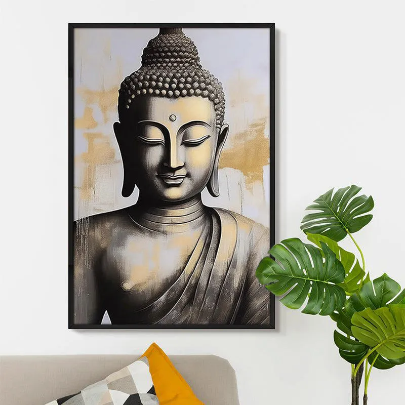 Sublime Smile Wall Painting With Frame media 5