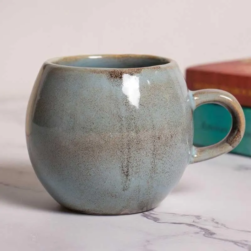 Petal Stoneware Coffee Mug (280 mL Each) - Set of Two media 4