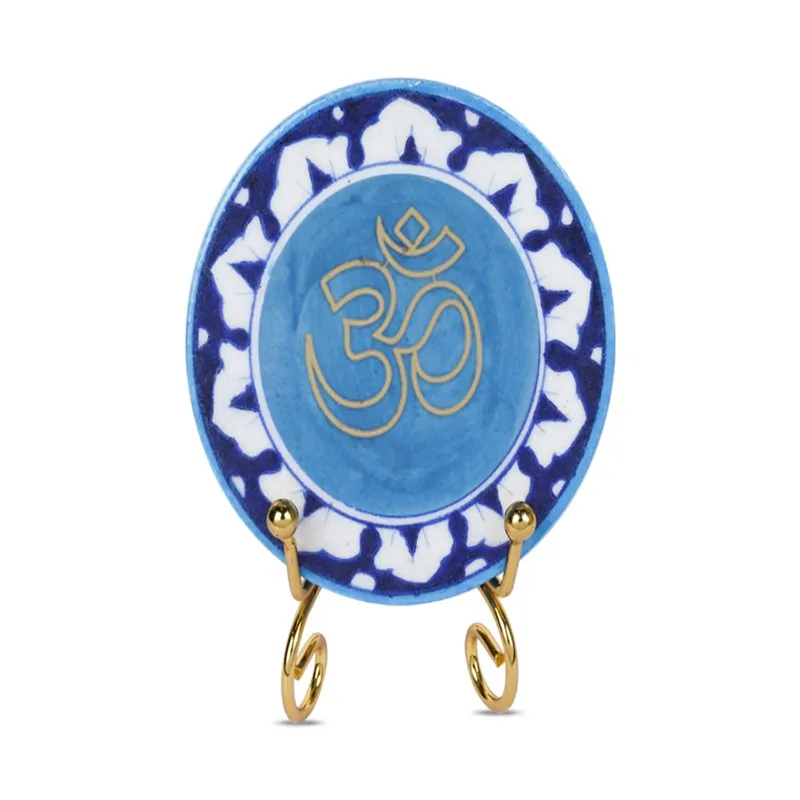 Om Handcrafted Handcrafted Ceramic Showpiece media 5
