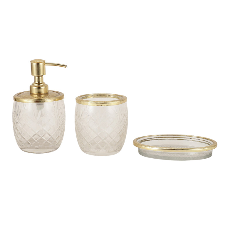 Astra Crystal Bathroom Set - Gold media 3