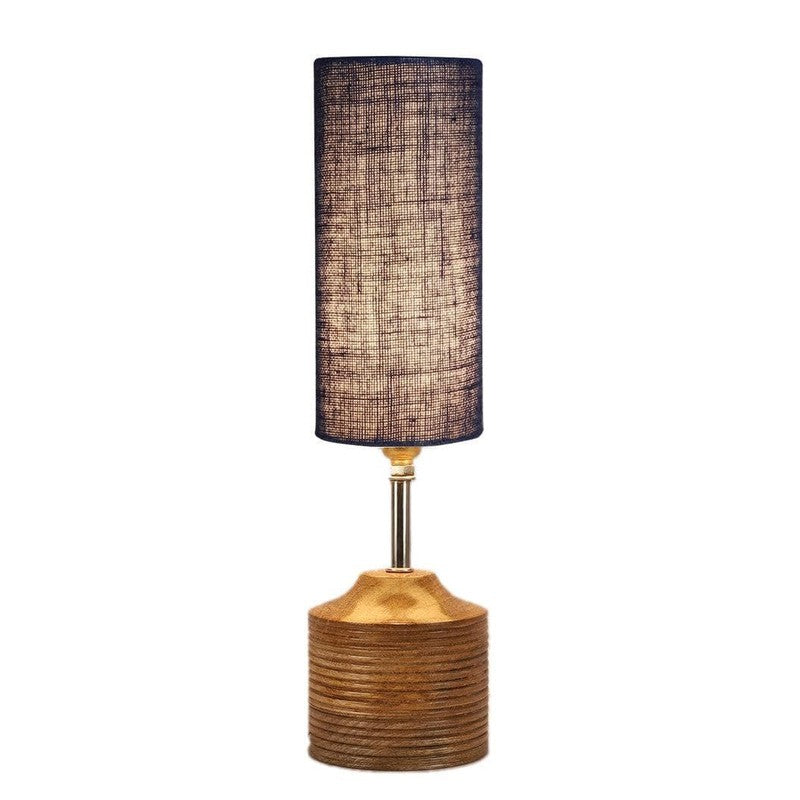 Woody Fabric Table Lamp - Blue,Brown media 6