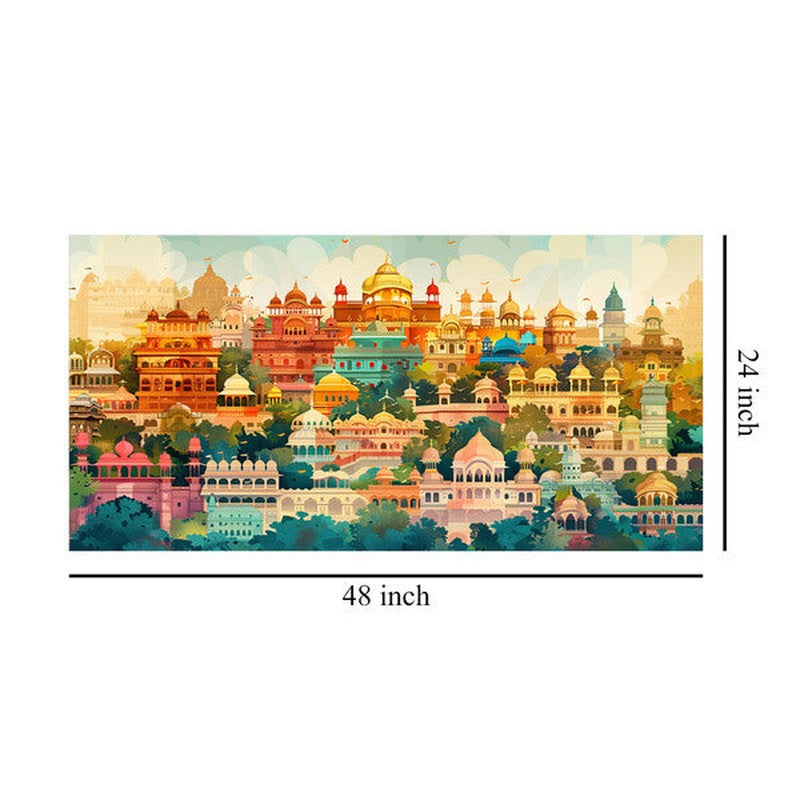 Urban Kaleidoscope Poly Canvas Wall Painting media 8