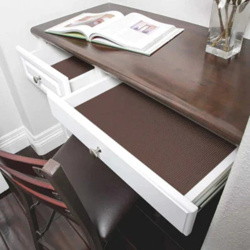 Neat Stack Kitchen Shelf Liner Mat (Brown) - Set Of Two media 3