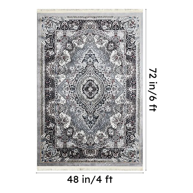 Chinar Art Silk Carpet media 9