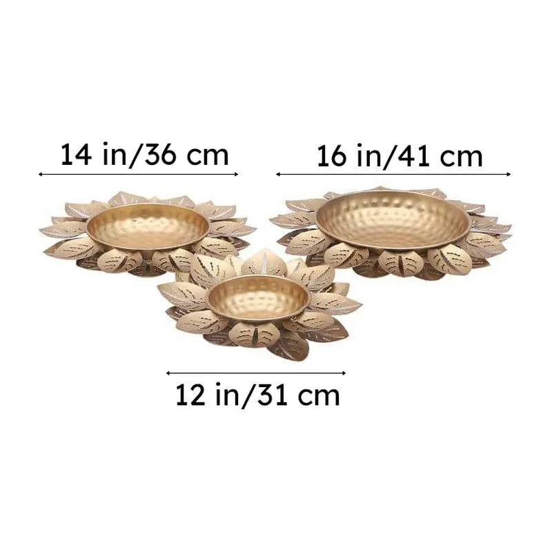 Gosthana Ethnic Urli - Set Of Three media 8